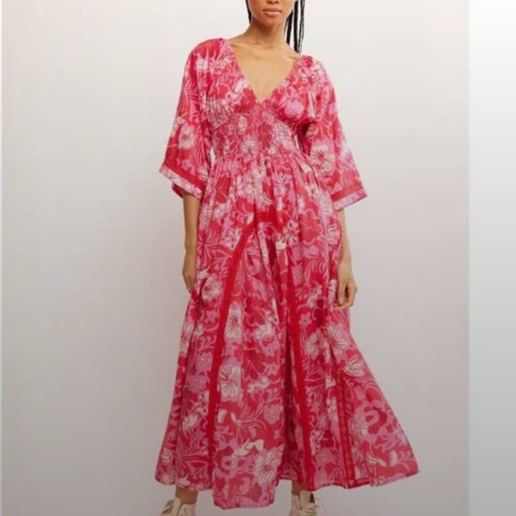 Free People Dresses & Skirts - NWT FREE PEOPLE Printed Dixie Maxi Dress M